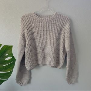 Knit sweater